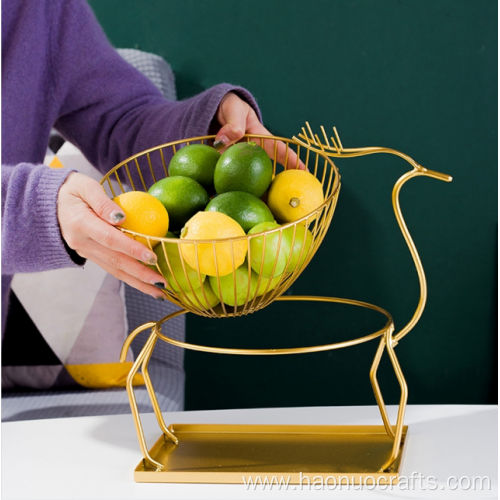 The peacock fruit net basket